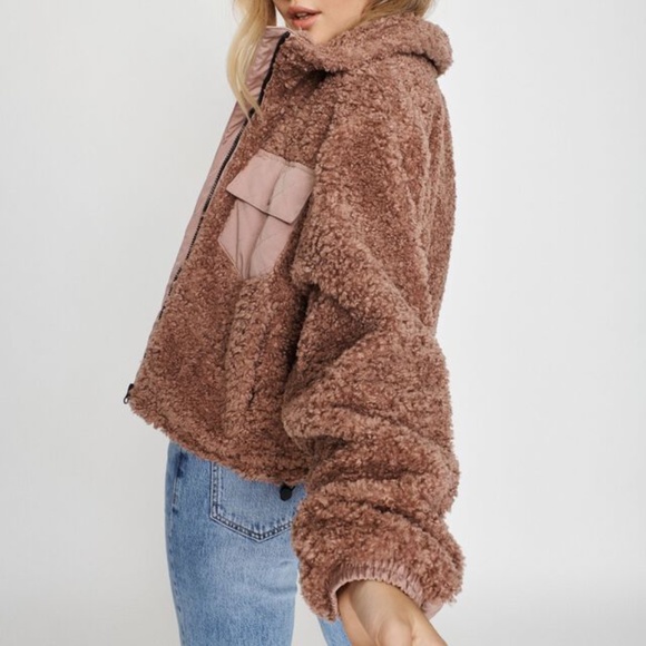 NWT Trendy Sherpa / Teddy Jacket - Picture 2 of 4